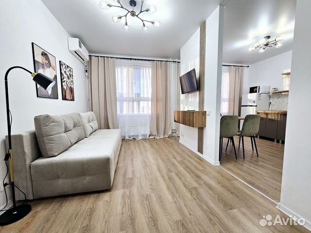 

Квартира-студия, 34 м², 2 кровати