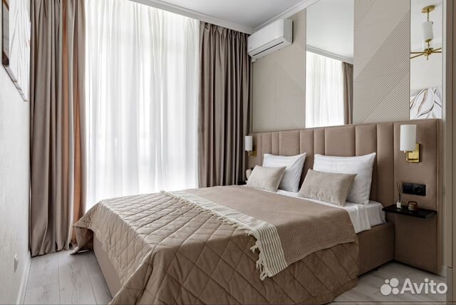 

1-к. квартира, 42 м², 2 кровати