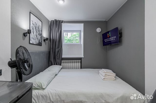 

Квартира-студия, 12,4 м², 1 кровать