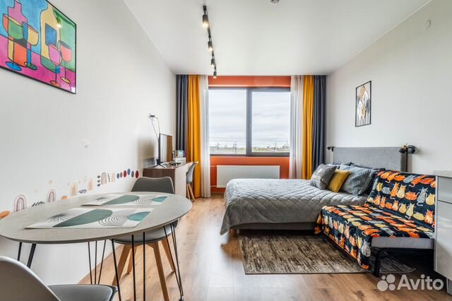 

Квартира-студия, 23 м², 2 кровати