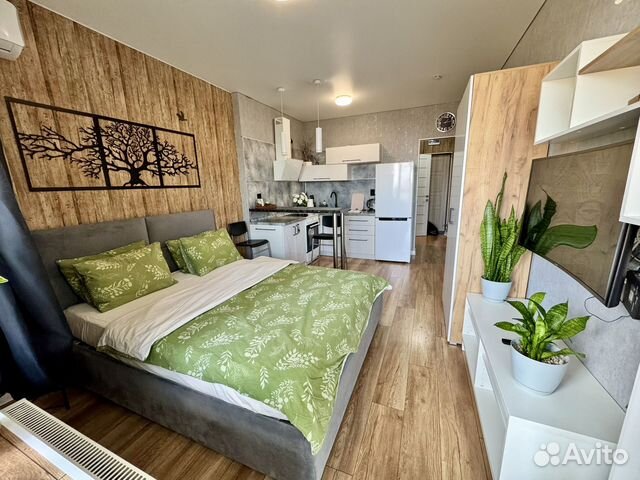 

Квартира-студия, 28 м², 1 кровать