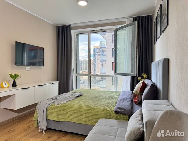 

Квартира-студия, 26 м², 3 кровати