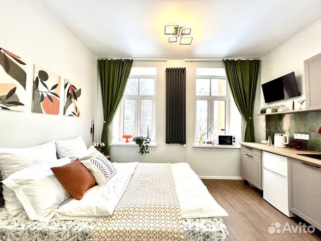

Квартира-студия, 18 м², 1 кровать
