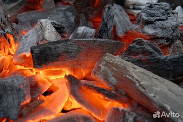 Уголь древесный для приготовления мяса+рыбы, 10кг