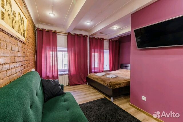 

Квартира-студия, 25 м², 2 кровати