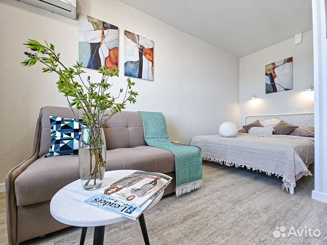 

Квартира-студия, 29 м², 2 кровати
