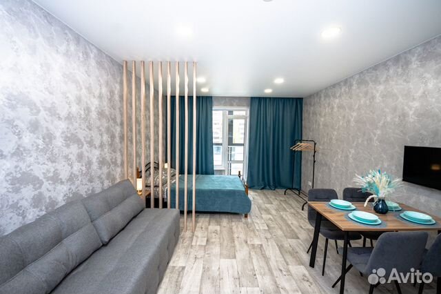 

Квартира-студия, 34 м², 2 кровати