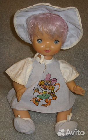 Непослушная Аленка кукла СССР 47см Московская фабр