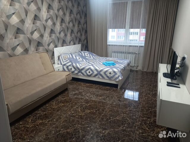 

1-к. квартира, 43 м², 2 кровати