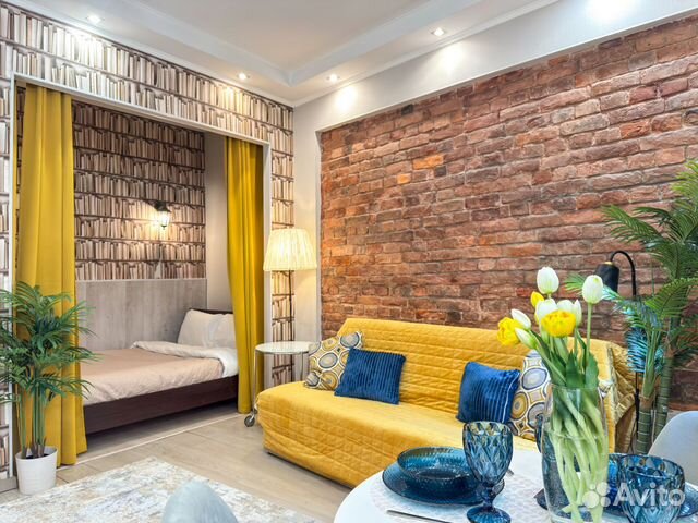 

Квартира-студия, 30 м², 2 кровати