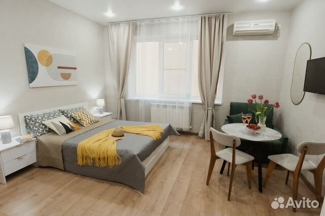 

Квартира-студия, 30 м², 2 кровати