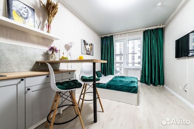 

Квартира-студия, 31 м², 1 кровать