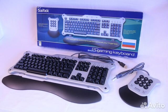 Клавиатура игровая Saitek (PZ08AR). Новая. Для пк