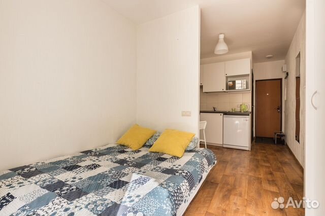

Квартира-студия в апарт-отеле, 25 м², 2 кровати