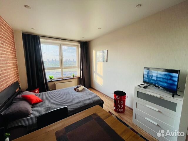

Квартира-студия, 27 м², 1 кровать