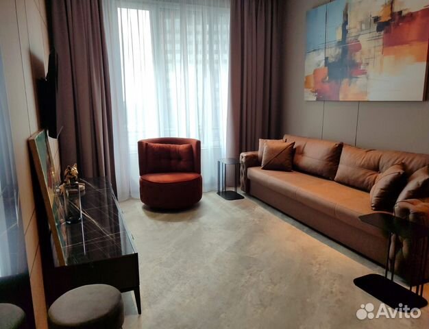 

1-к. квартира, 52 м², 2 кровати