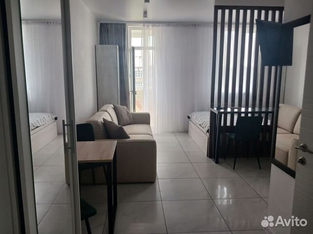 

Квартира-студия, 30 м², 2 кровати
