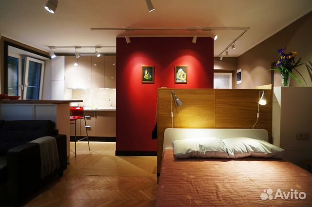 

Квартира-студия, 30,8 м², 2 кровати