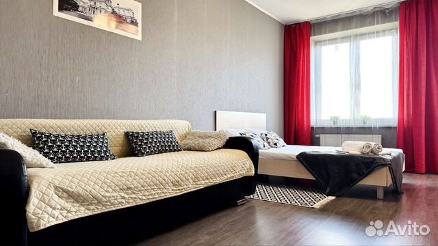 

Квартира-студия, 48 м², 2 кровати