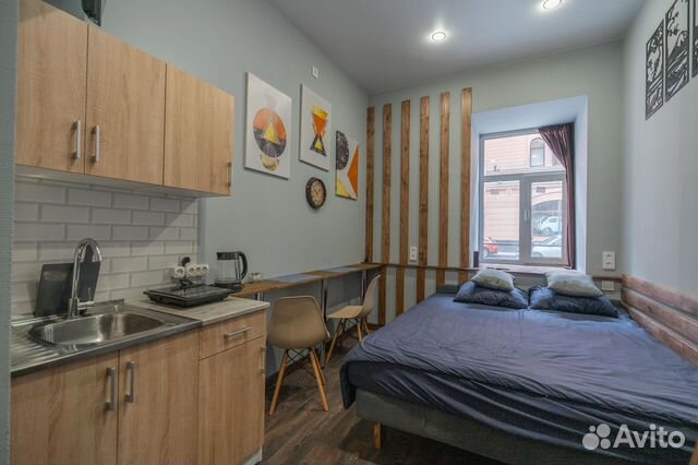 

Квартира-студия, 18 м², 2 кровати