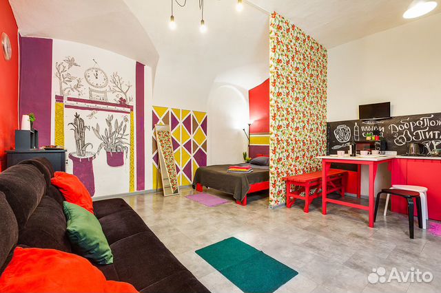 

1-к. квартира, 40 м², 2 кровати