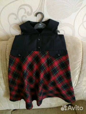 Школьная форма сарафан и юбка Полишинель