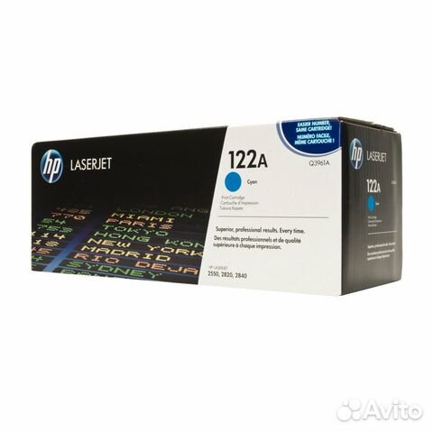 Оригинальный картридж HP Q3961A. Новый