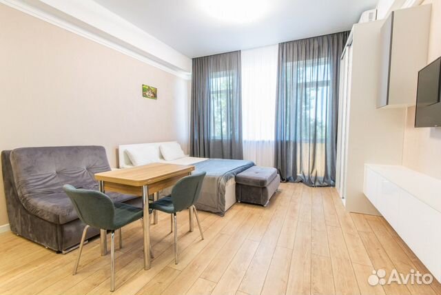 

Квартира-студия, 40 м², 2 кровати