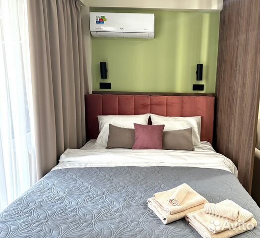 

Квартира-студия, 27 м², 2 кровати