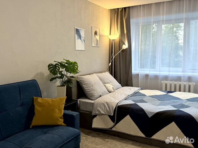 

Квартира-студия, 28 м², 2 кровати