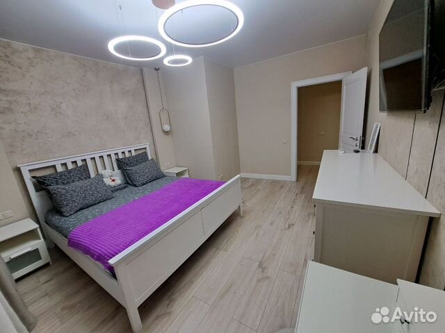 

1-к. квартира, 45 м², 2 кровати