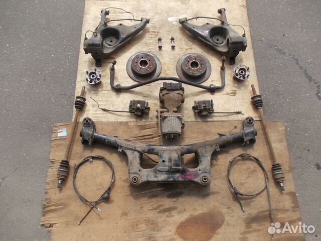 Задняя подвеска Mitsubishi Grandis NA4W 4G69 2.4 Задняя подвеска Mitsubishi Grandis NA4W 4G69 2.4