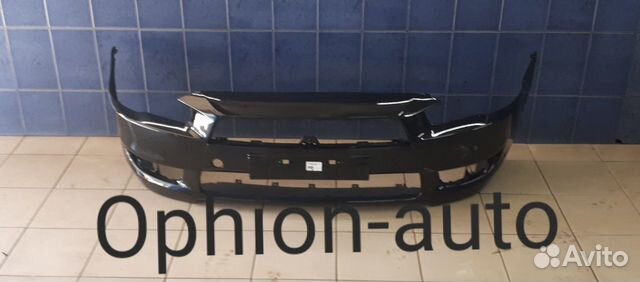Бампер Mitsubishi Lancer 10 черный