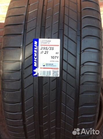 Новые Michelin Latitude Sport-3 N1 295/35R21 107 W