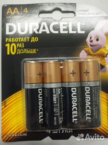 Батарейка duracell AA