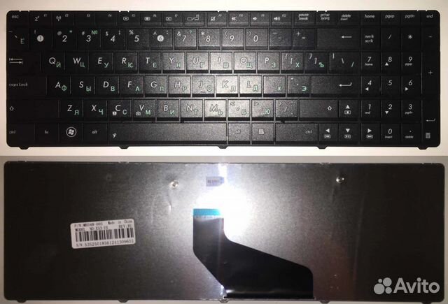 Новая клавиатура для Asus K53T, K53U, K73T, X53B