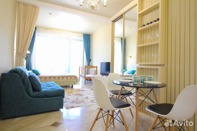 

Квартира-студия в апарт-отеле, 55 м², 2 кровати