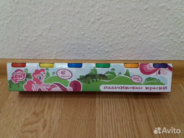 Пальчиковые краски My little pony