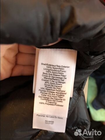 Dkny новый пуховик xs