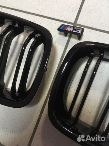 Решетки радиатора черные правая и левая бмв ф30 Решетки радиатора черные правая и левая бмв ф30