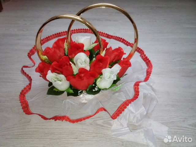 Свадебные кольца и ленты на крышу авто