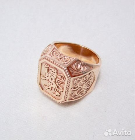 Мужская золотая печатка Мужская золотая печатка