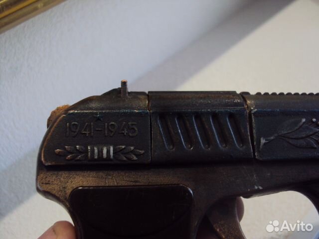 Игрушка СССР пистолет под пистоны
