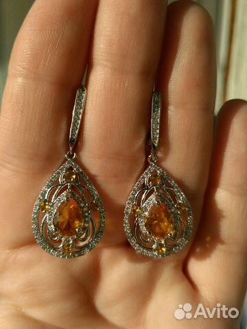 Серебряные серьги