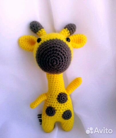Вязаная игрушка жираф Вязаная игрушка жираф