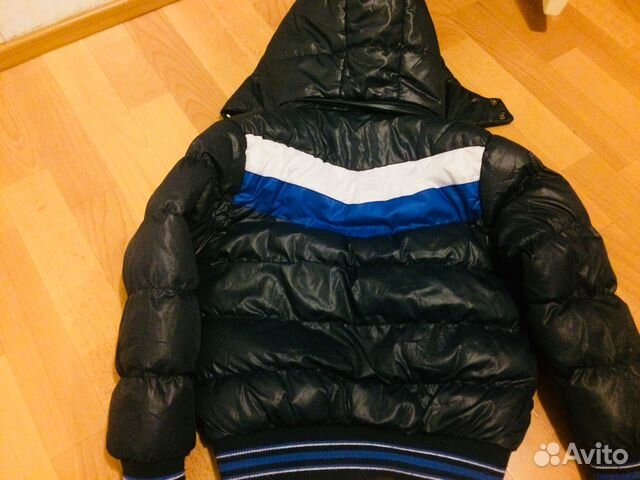 Куртка зимняя на мальчика пуховик 134 размер