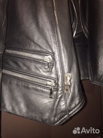 Куртка кожаная Balmain