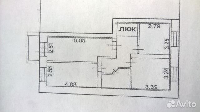 4-к квартира, 120 м², 5/6 эт.