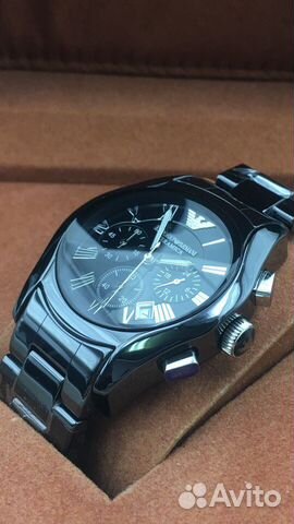 Часы Armani керамика черные Часы Armani керамика черные