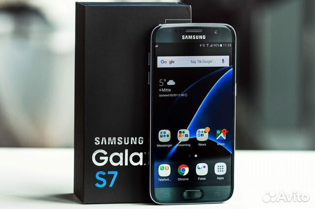 SAMSUNG Galaxy S7 Black 32 GB. Новый Ориг. Магазин